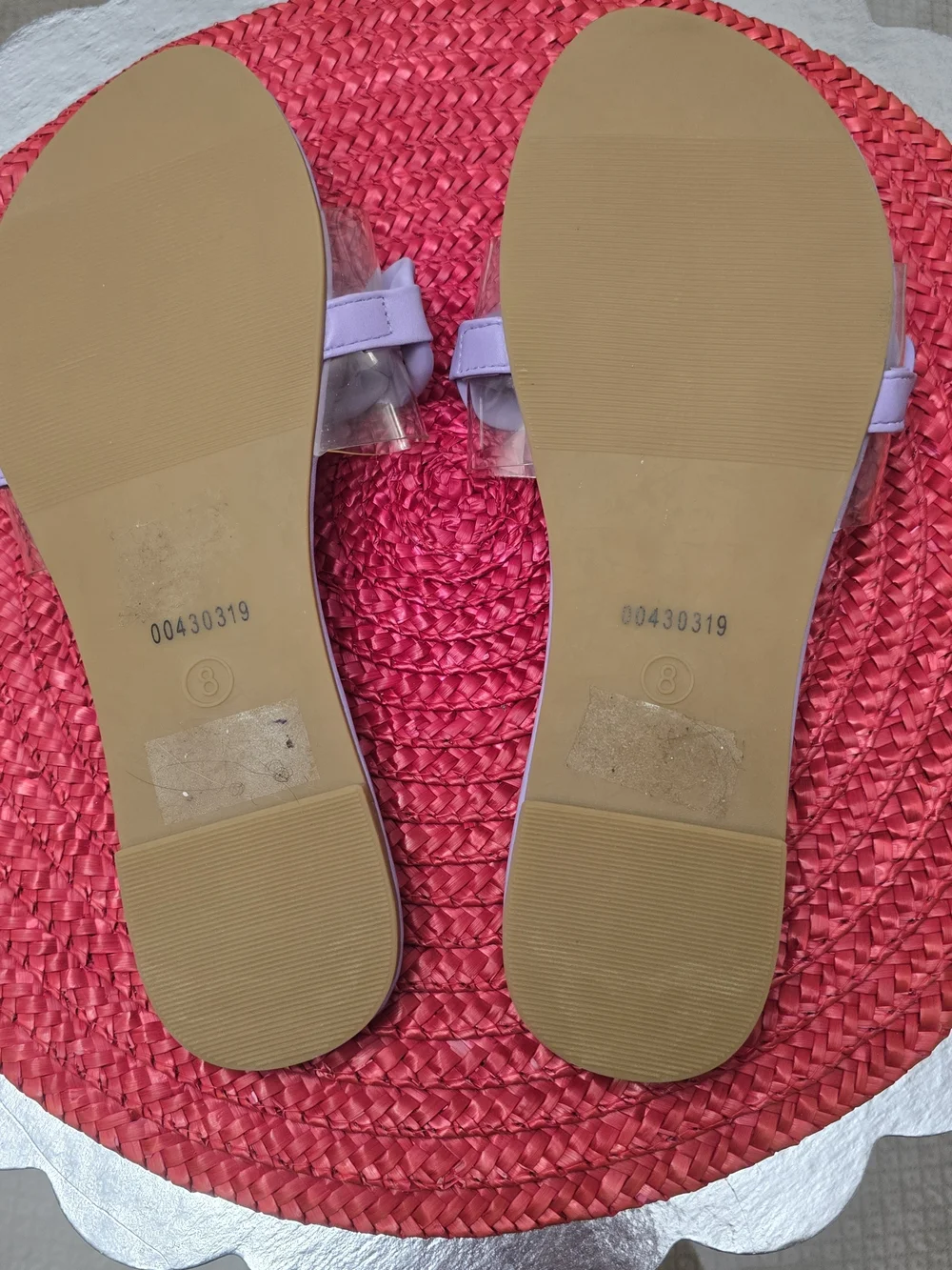 Olivia Ferguson Lilac Chain Slide Sandals - Women